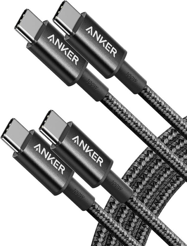 Anker 100 W - fast charging Cable C-Type both end (6ft) - Image 2