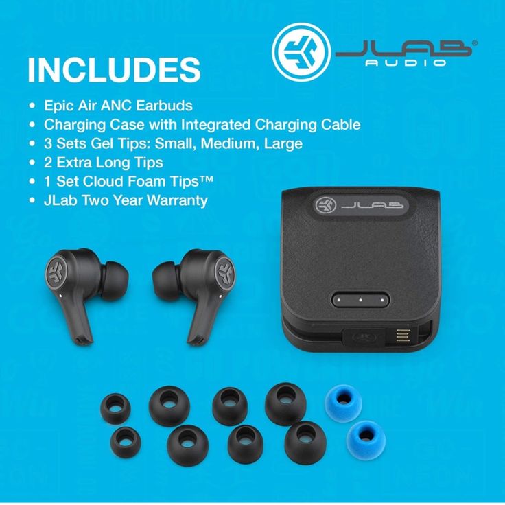 JLab Earbuds - Epic Air True Wireless Earbuds 2nd Generation - Image 5