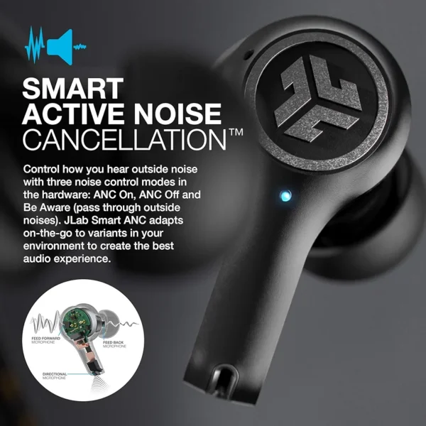 JLab Earbuds - Epic Air True Wireless Earbuds 2nd Generation - Image 2